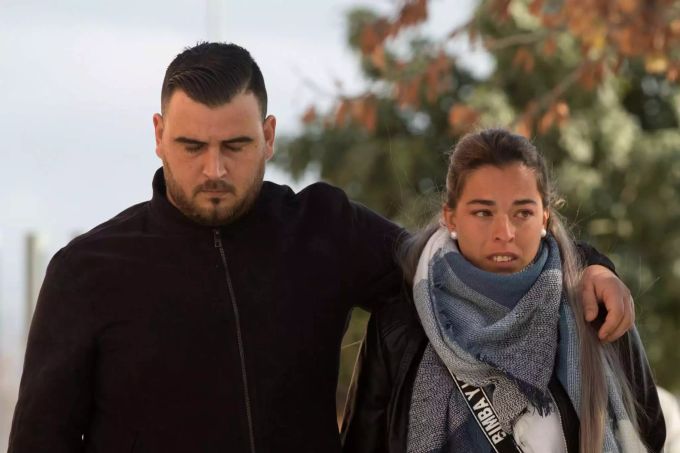 Die Eltern des verstorbenen Julen. Parents of Julen testify at a court