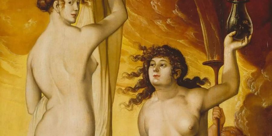 Das Gemälde «Zwei Hexen» aus dem Jahr 1523 von Hans Baldung Grien. Foto: U. Edelmann