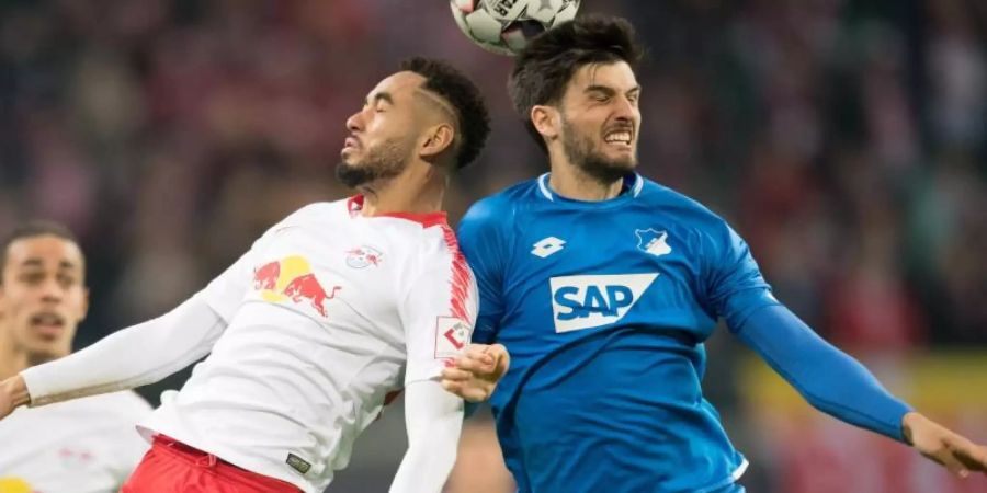 Kein Sieger im Duell Leipzig gegen Hoffenheim. Foto: Sebastian Kahnert