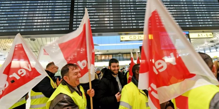 Warnstreik im Januar in Hannover