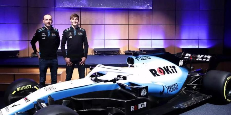 Noch nicht fahrbereit: Der Williams für die Formel-1-Saison 2019. Foto: Adam Davy/PA Wire