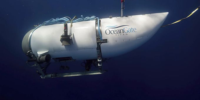 Das implodierte Tauchboot «Titan» der Firma «Oceangate». Titanic Titan