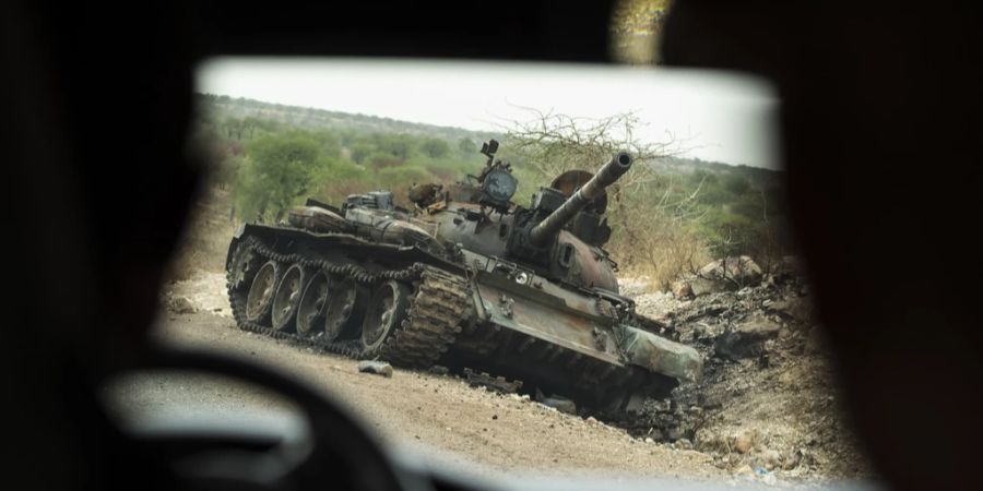 Amhara-Region Äthiopien Panzer