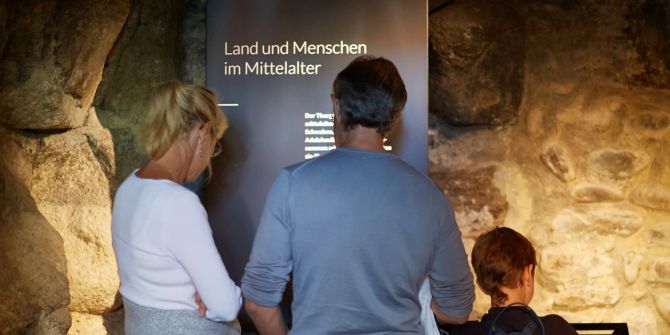 Besuch am Nationalfeiertag auf dem Schloss Frauenfeld.