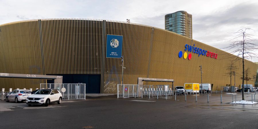 Die Swisspor Arena in der Stadt Luzern.