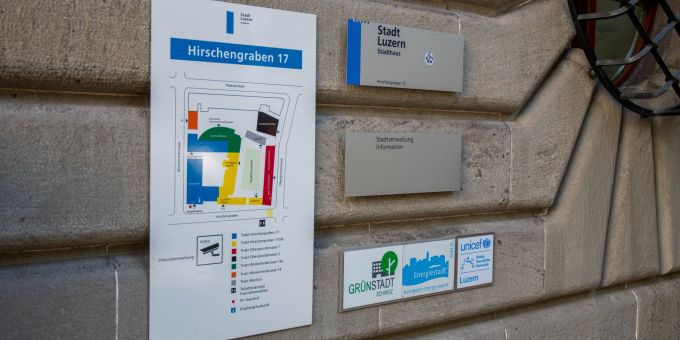 Die Stadtverwaltung von Luzern. Stadtverwaltung Luzern