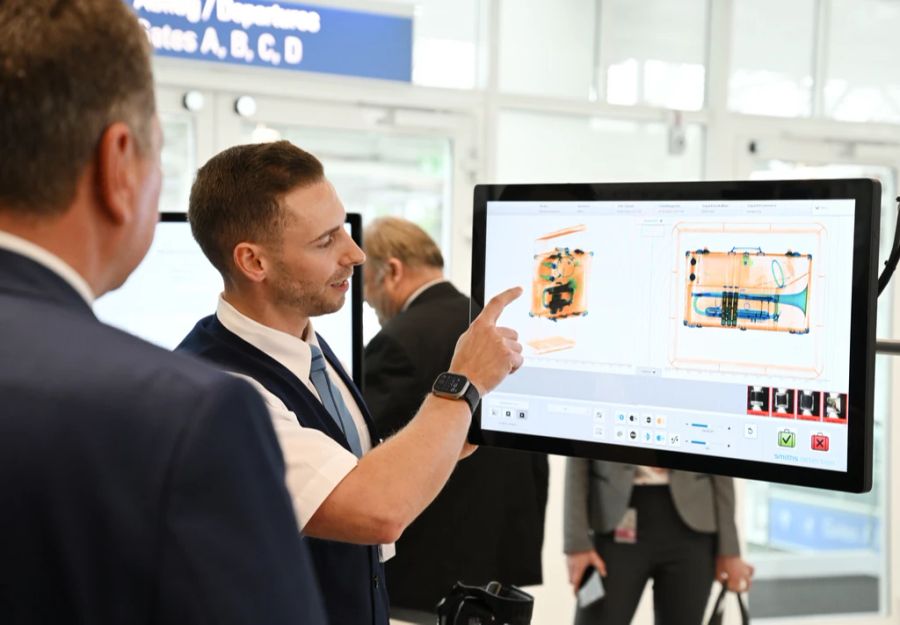 CT-Scanner Sicherheitskontrolle München Flughafen