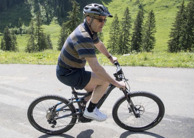 Guy Parmelin E-Bike Bundesratsreise