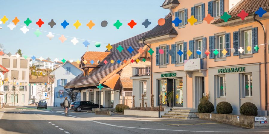 Der Postplatz in Willisau.