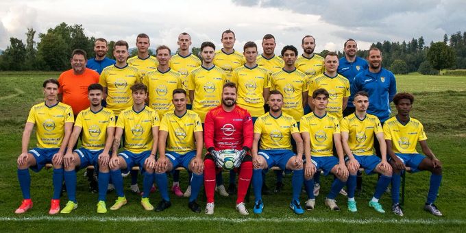 Mannschaftsfoto FC Langenthal II in der Saison 2022/23. FC Langenthal zweite Mannschaft