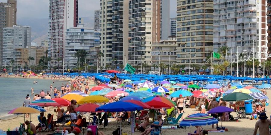 Strand in Benidorm