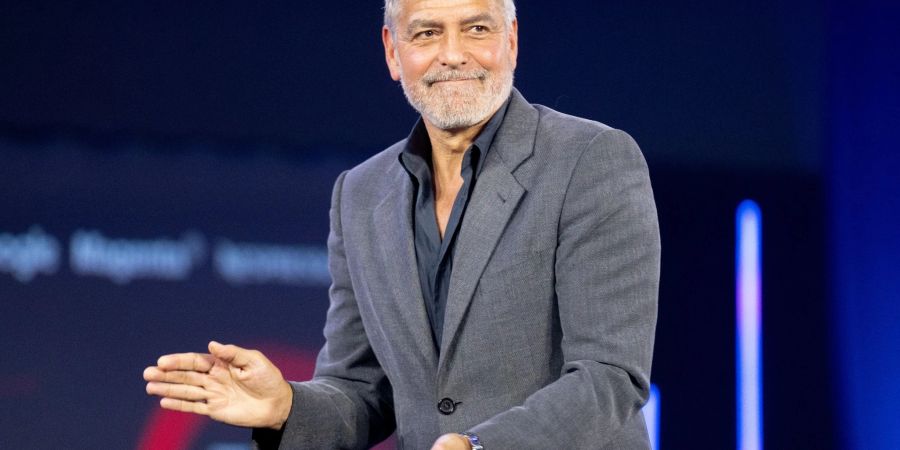 George Clooney beim Festival «4Gamechangers» in Wien.