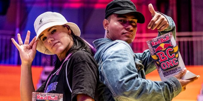 Die Sieger des Red Bull BC One Cypher. Breakdance Wettkampf