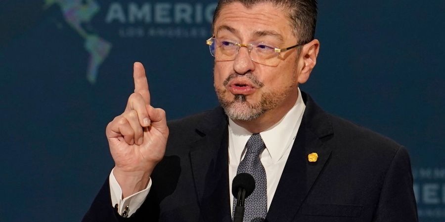 Rodrigo Chaves, Präsident von Costa Rica, zeigte sich grosszügig.