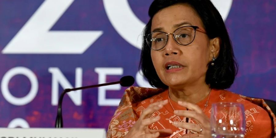 Die indonesische Finanzministerin Sri Mulyni Indrawati beim G20-Treffen