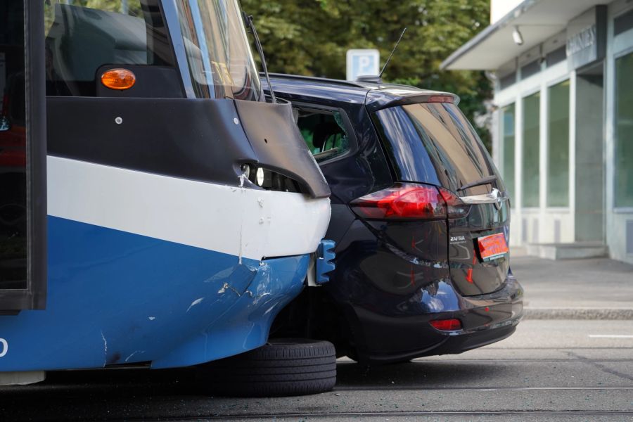 Die Unfallstelle in Zürich.