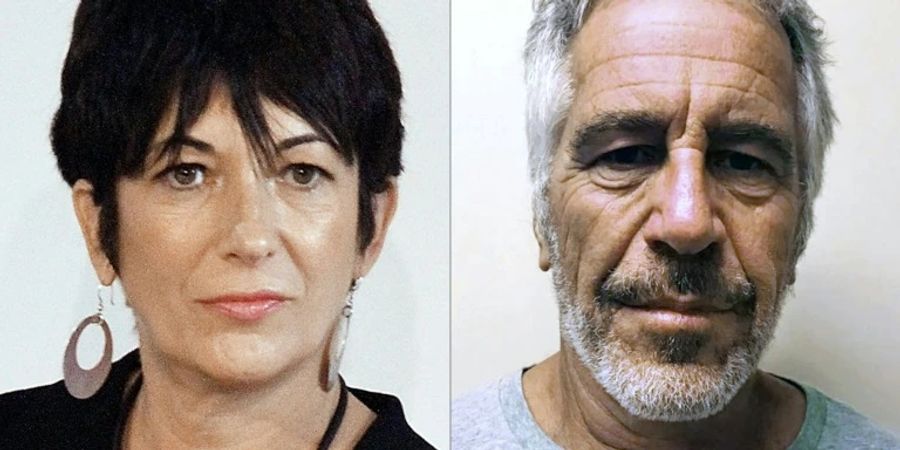 Ghislaine Maxwell (l.) und Jeffrey Epstein