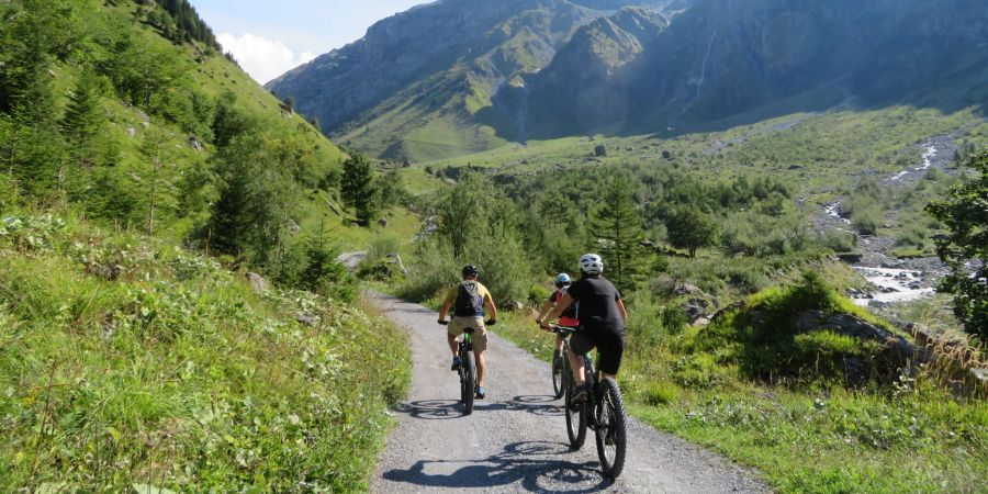 E-Biken in Engelberg.