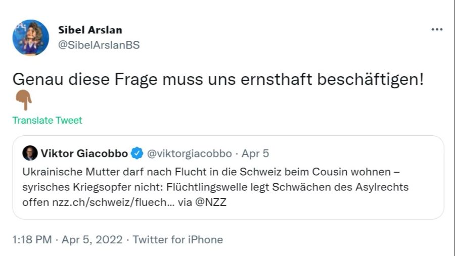 Arslan Flüchtlinge