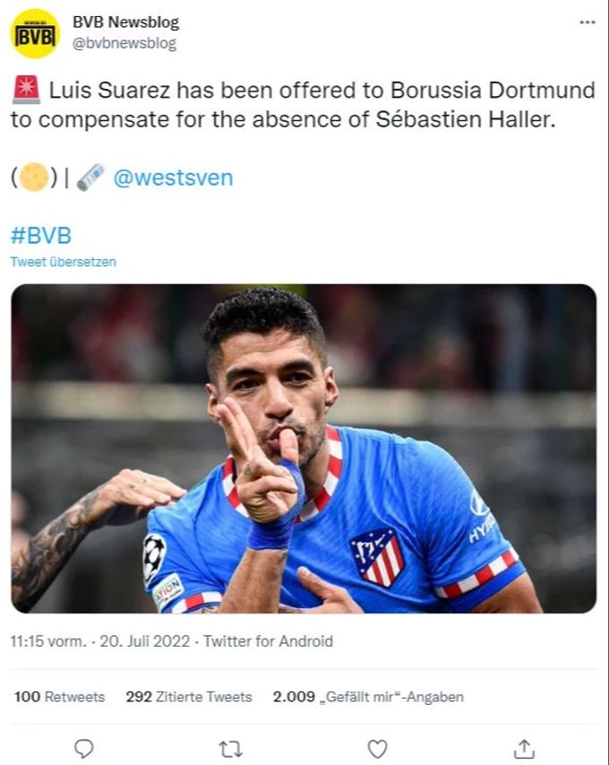Luis Suarez soll bei Borussia Dortmund angeboten worden sein. Luis Suarez Borussia Dortmund