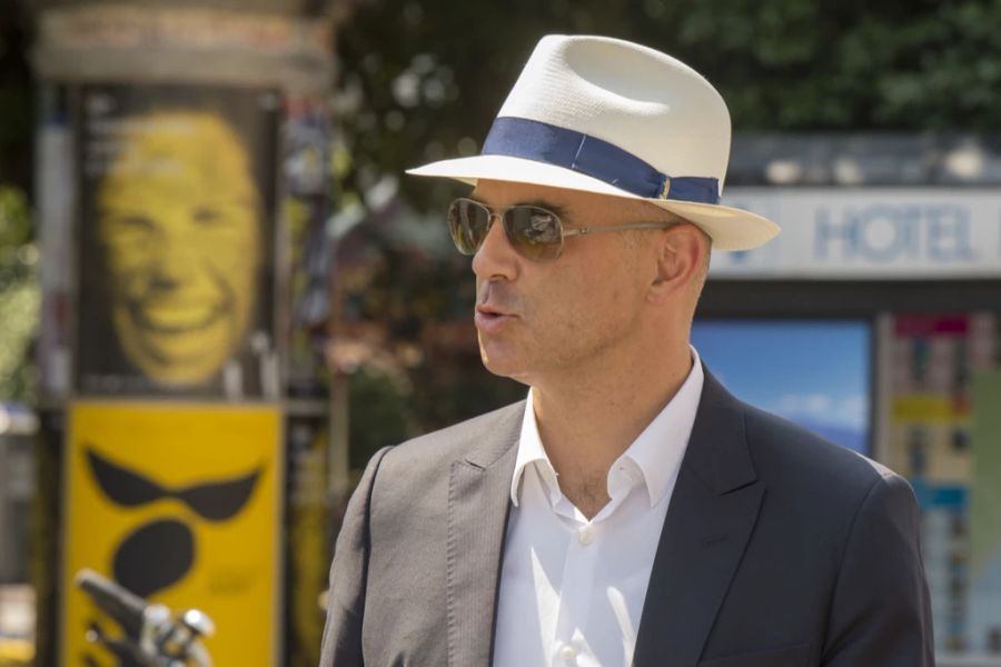 Bundesrat Alain Berset am Filmfestival in Locarno im August 2015.