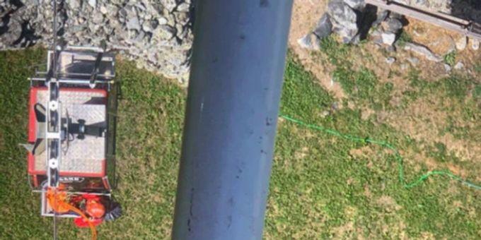 St. Niklaus VS - Air Zermatt evakuiert sieben Passagiere aus Seilbahn