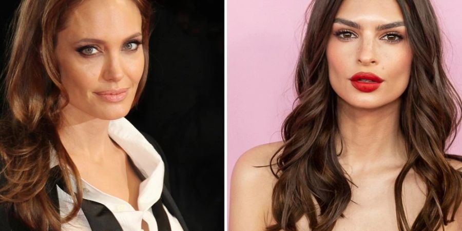 Schmollmund à la Angelina Jolie (l.) und Emily Ratajkowski? Kein Problem!