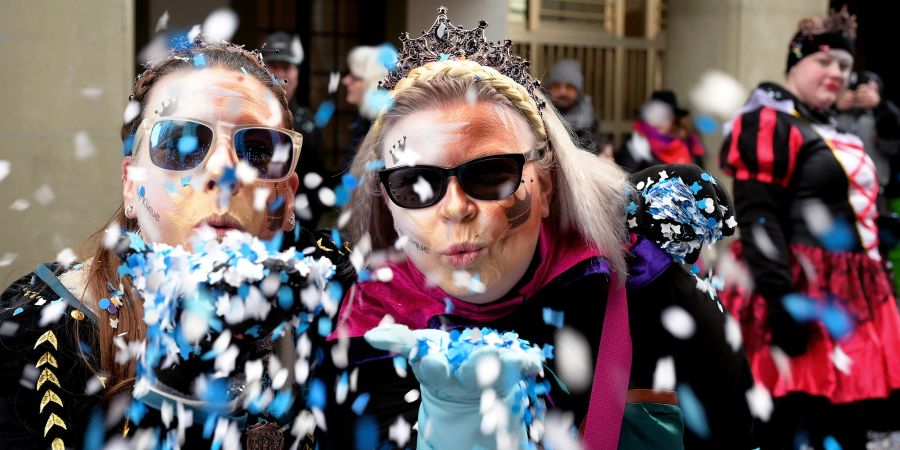 Konfetti an der Fasnacht. (Symbolbild)