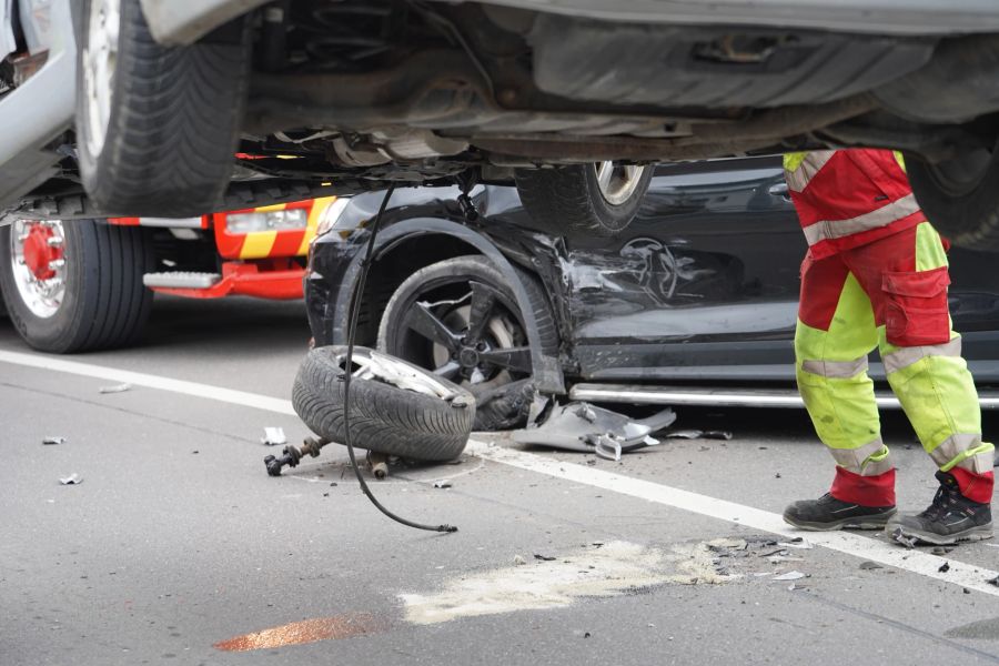 Der Unfall ereignete sich an der Oberdorfstrasse.