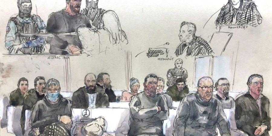 Rechtsextreme Angeklagte vor Gericht