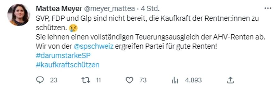 Seine Parteikollegin Mattea Meyer pflichtet ihm bei.