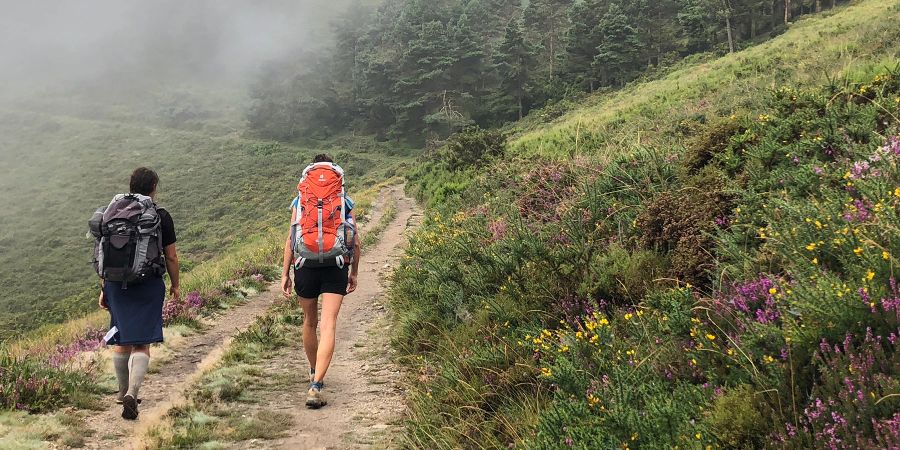 Jakobsweg Wanderweg Europa Rucksack