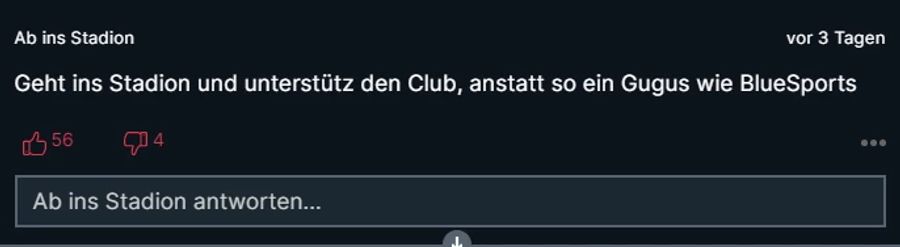 Dieser Fan ruft dazu auf, die Clubs besser vor Ort zu unterstützen.
