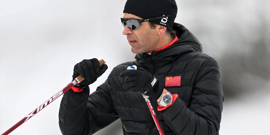 Ole Einar Björndalen hatte früher das chinesische Biathlon-Team trainiert.