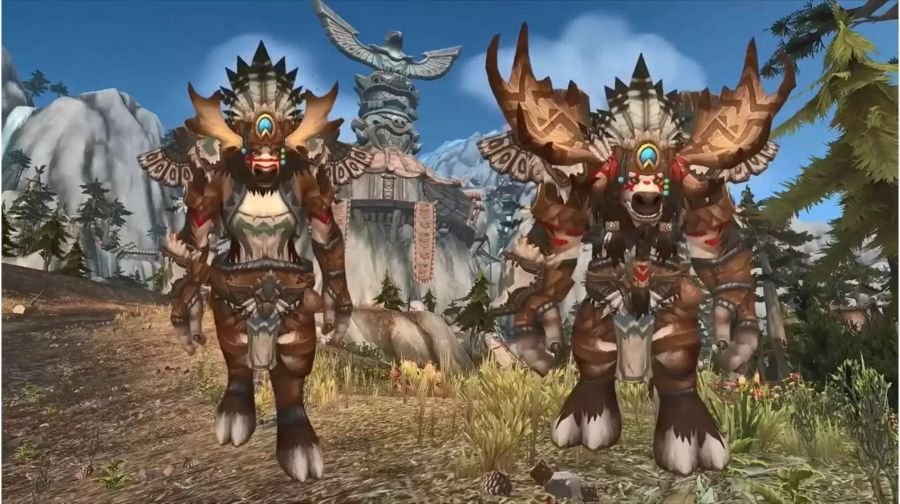 Die Hochbergtauren der Horde aus Battle for Azeroth.