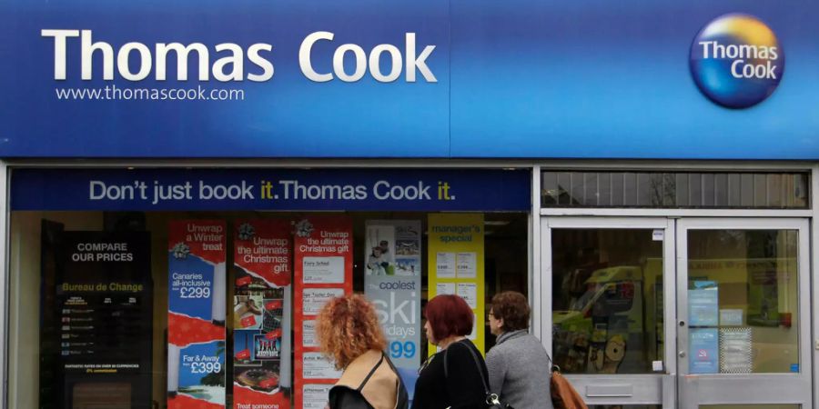 Eine Filiale von Thomas Cook.