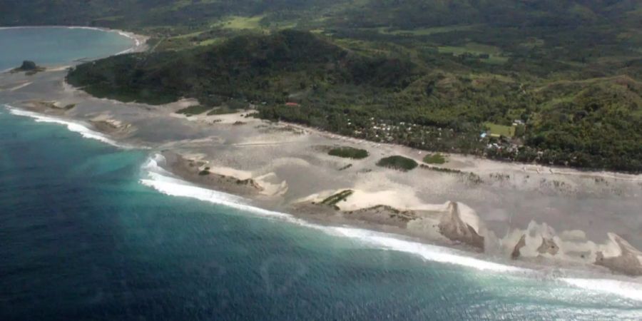 Ein Teil der Küste der indonesischen Insel Sulawesi.