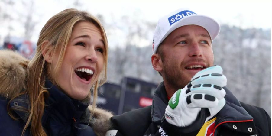 Bode und Morgan Miller am Men's World Cup Downhill in Kitzbühl in Österreich (hier 2014).