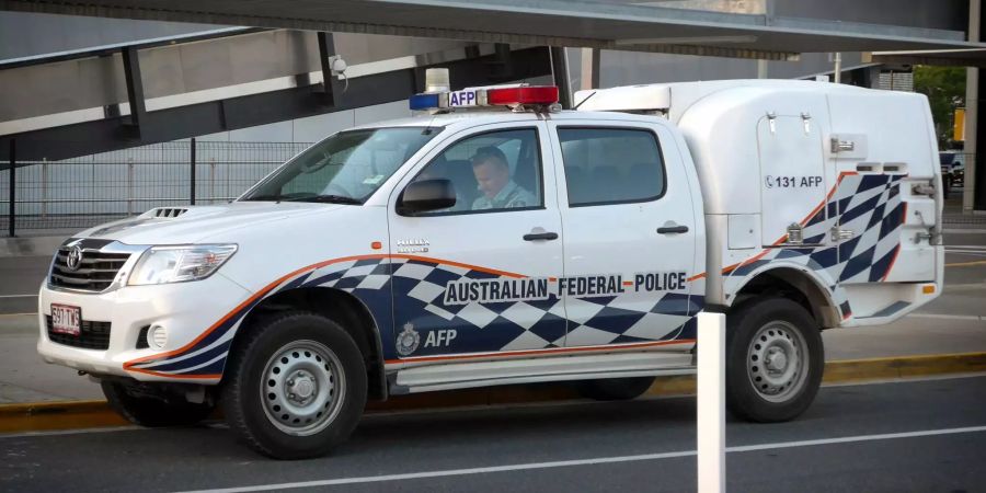 Die australische Polizei nahm drei Männer fest.