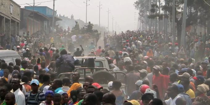 Menschen auf der Strasse in Goma, Kongo. (Symbolbild) kongo