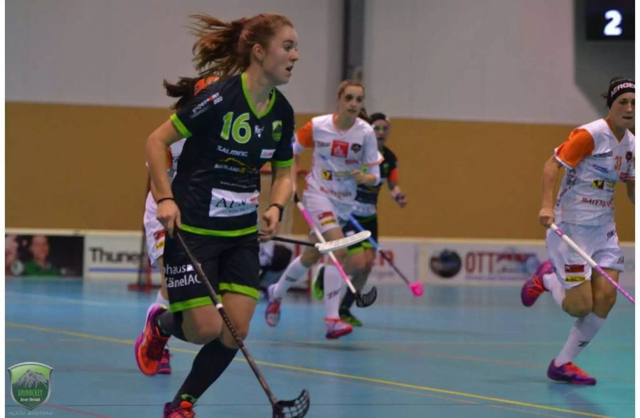 Karin Wenger erzielt für UH BEO zwei Treffer und verbucht einen Assist. Fotocredit: Alain Maradan