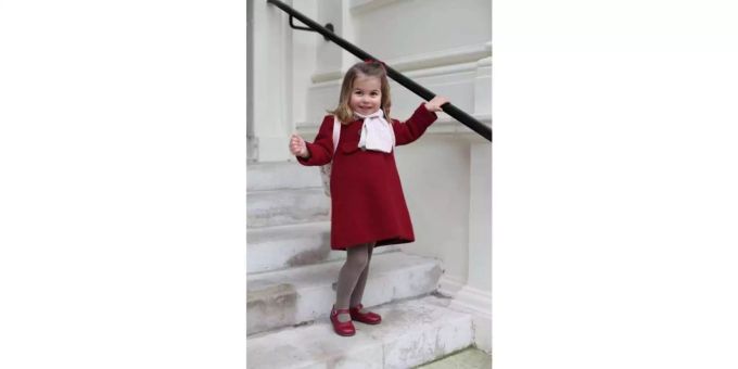 Prinzessin Charlotte freut sich auf ihren ersten Tag im Kindergarten.