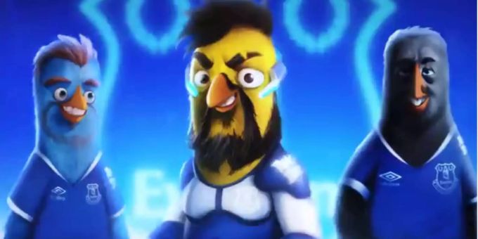 Als Werbegag - Everton macht seine Spieler zu «Angry Birds»