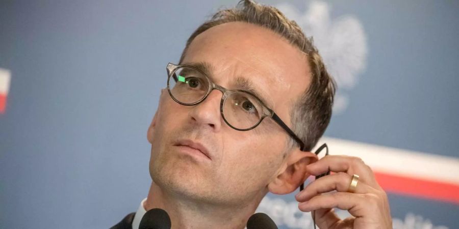 Deuschlands Aussenminister Heiko Maas zieht eine bedenkliche Mine.