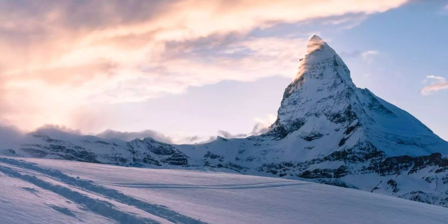 Ausblick auf das Matterhorn in Zermatt VS.