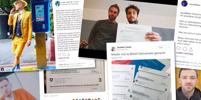 Instagram, Facebook und Twitter sind voll von Meinungen zur Abstimmung vom 25. November. Instagram, Facebook und Twitter sind voll von Meinungen zur Abstimmung vom 25. November.