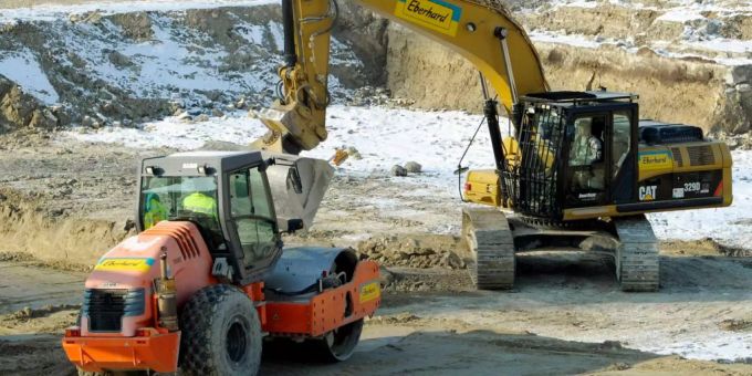 2021 wird wieder mehr gebaut als zum Beginn der Pandemie. (Symbolbild) Baustelle