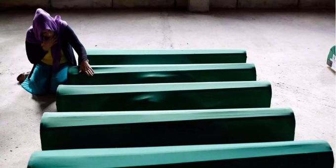 Der serbische Ex-General Mladic gilt als schlimmster Kriegsverbrecher Europas nach 1945. Er soll für den Völkermord von Srebrenica verantwortlich sein. Massaker von Srebrenica