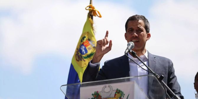 Juan Guaidó, der selbsternannte Interimspräsident von Venezuela.