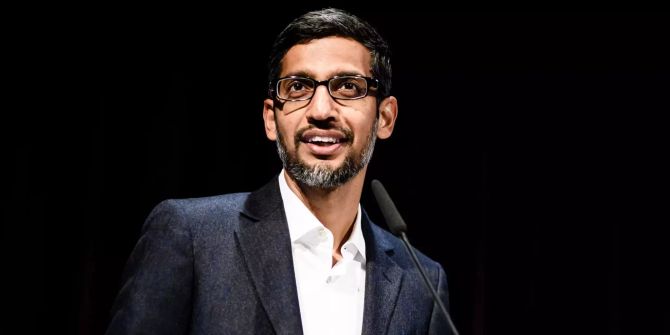 Der Google-Chef Sundar Pichai.